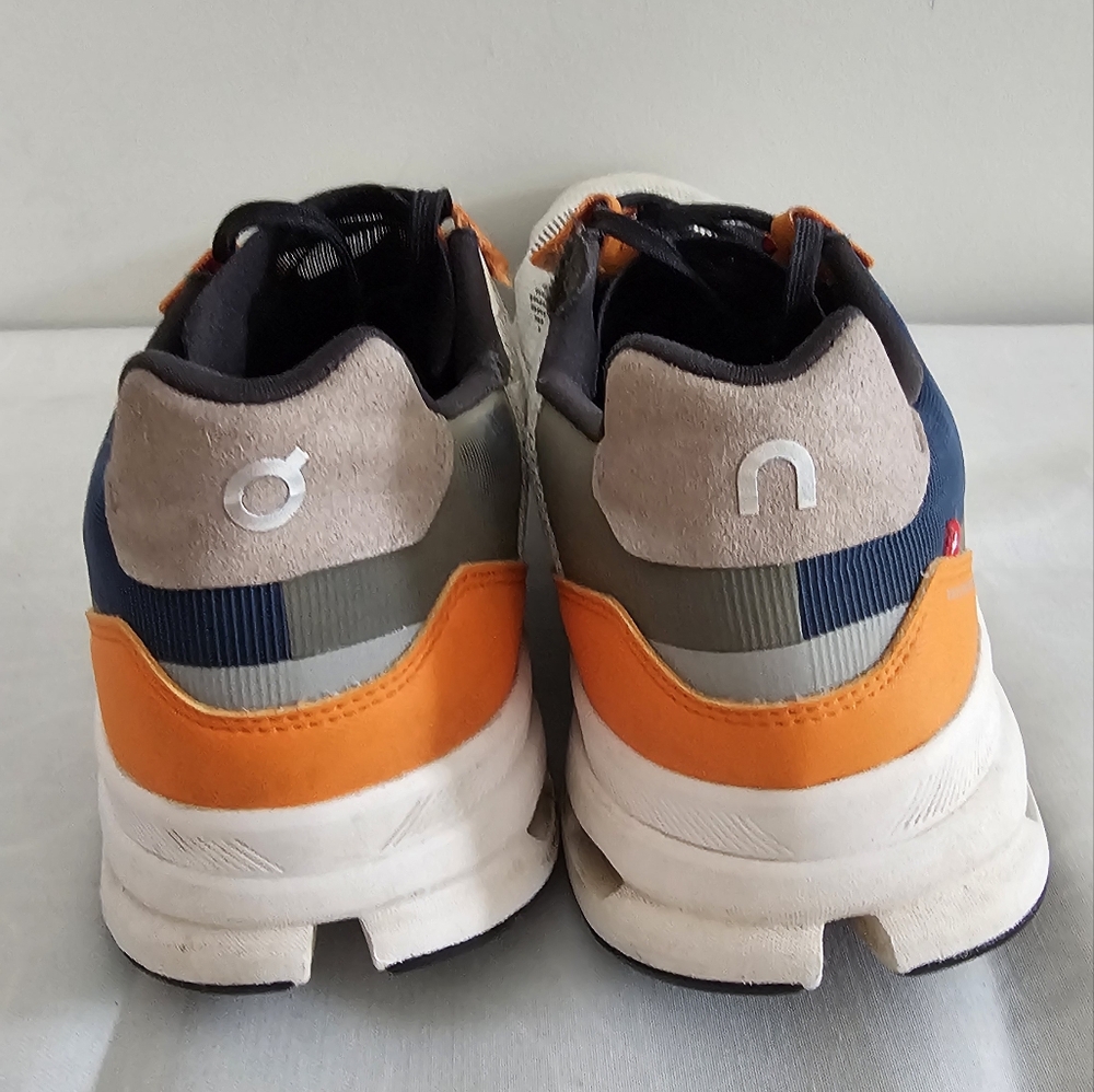 ON Running Cloudrift Womens Ivory/Storm Athletic Sneakers, Shoes - Picture 9 of 11